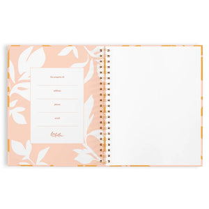 Ficus Large Spiral Notebook