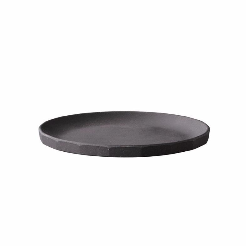 Alfresco Black Medium Plate