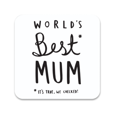 World's Best Mum Coaster