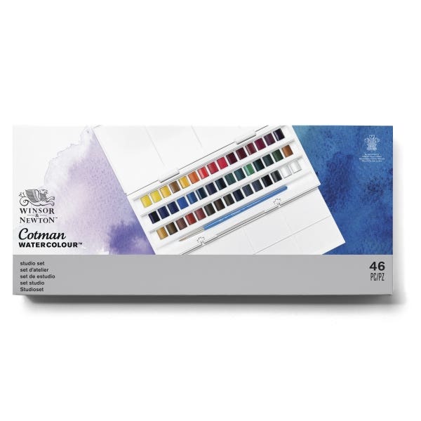 Winsor &amp; Newton Cotman Watercolour 46 Pan Set