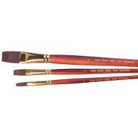 Brush -  Ruby Red Synthetic Series 655