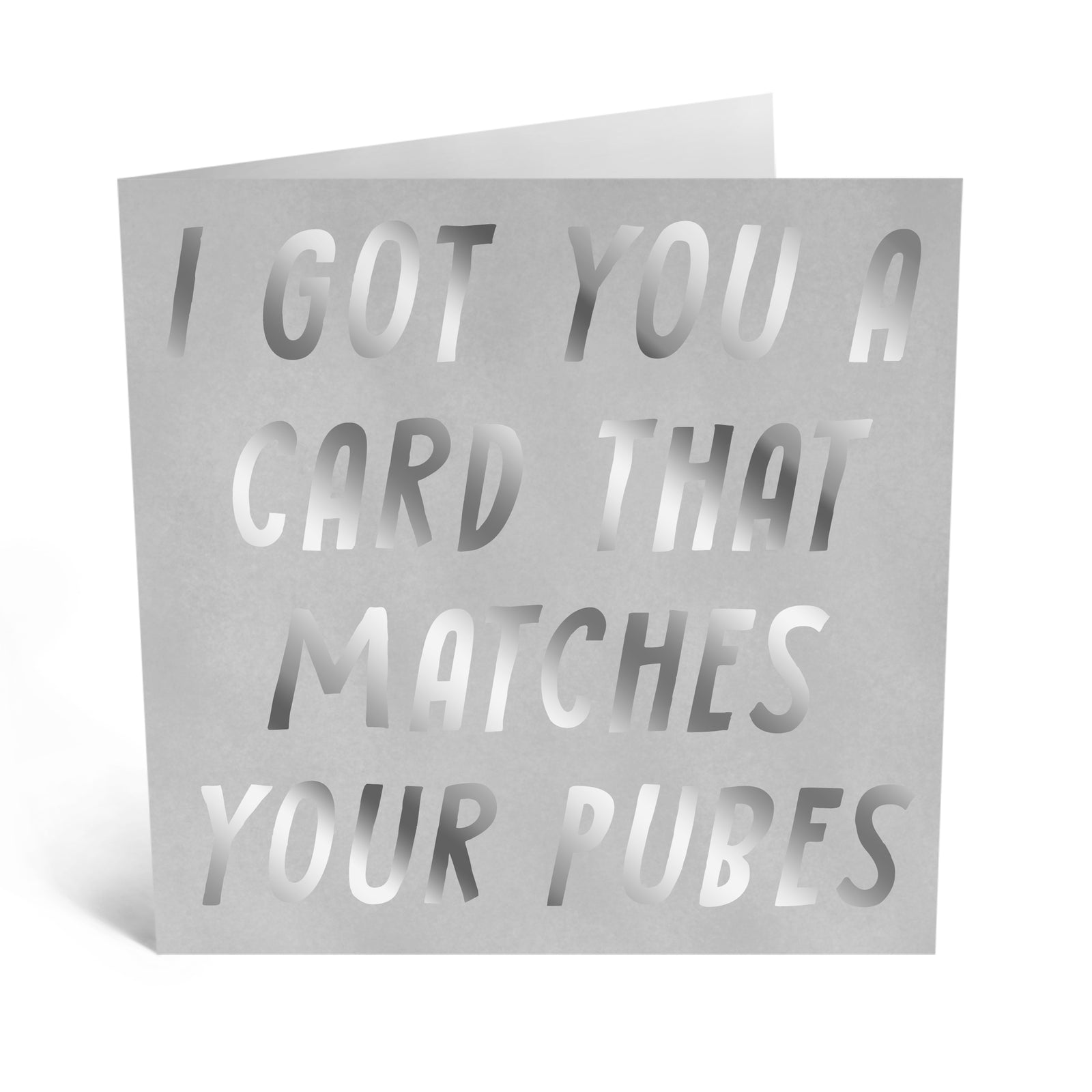 Silver Pubes Card