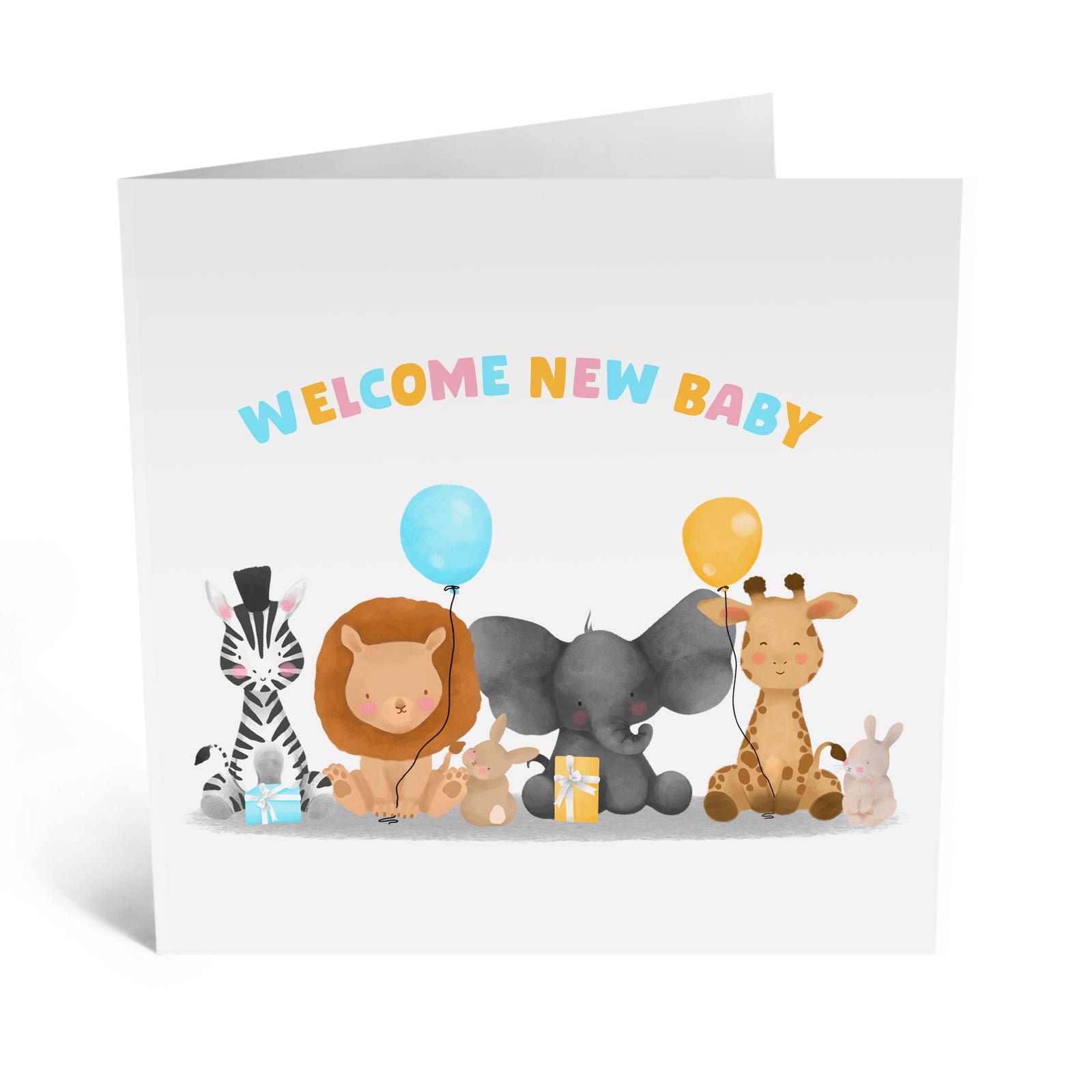 Welcome New Baby - Jungle Animals
