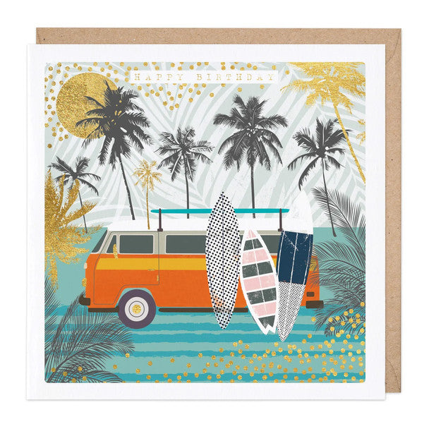 Camper Van Birthday Card