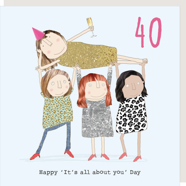 Happy 40th Birthday Card