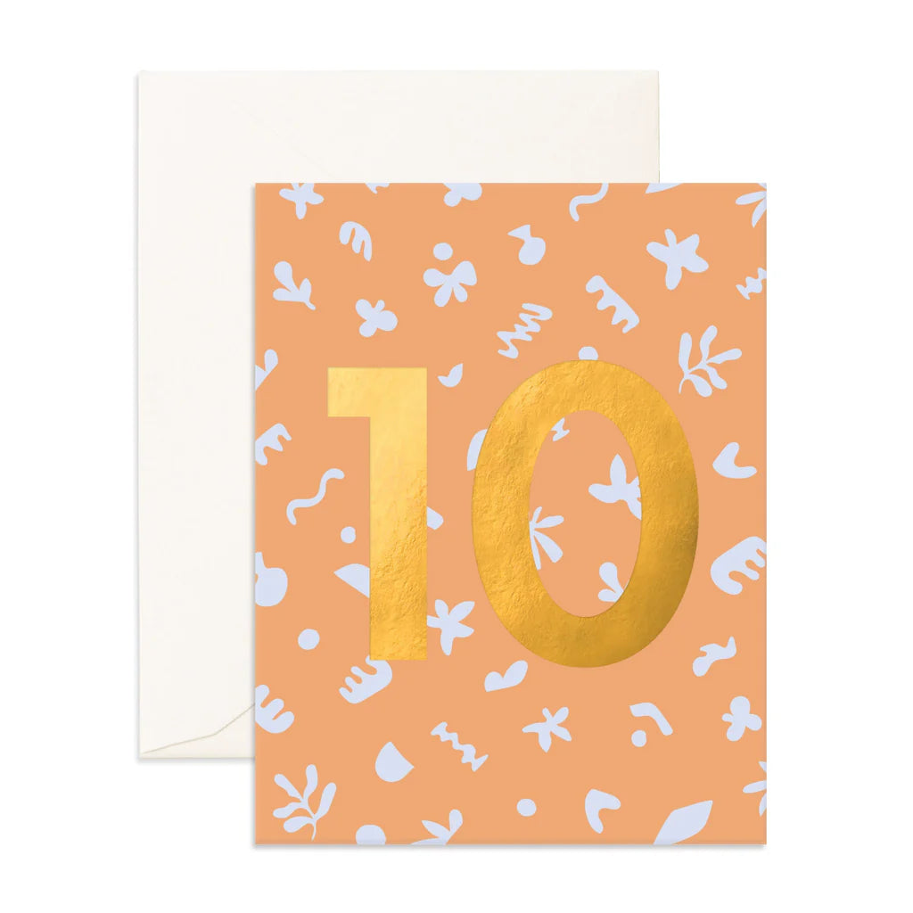 No.10 Party Greeting Card