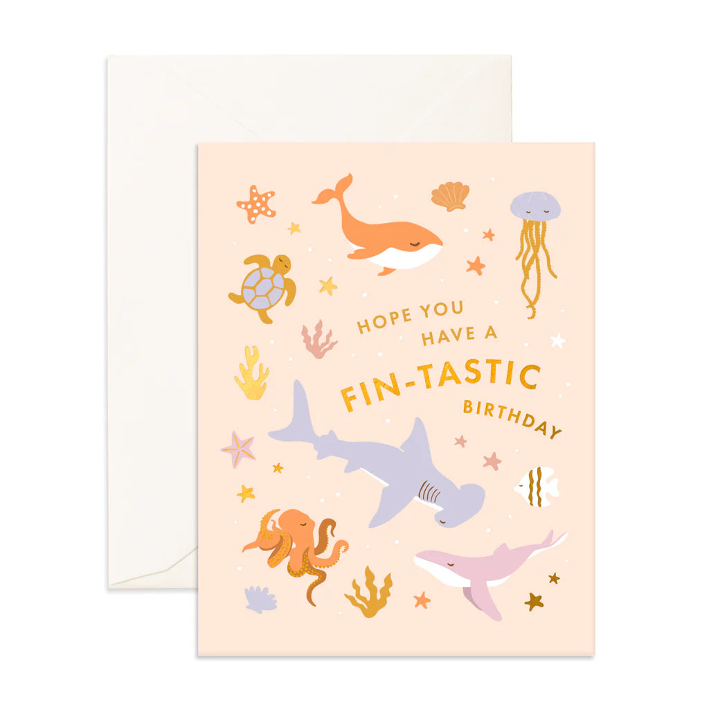 Fin-tastic Birthday Greeting Card