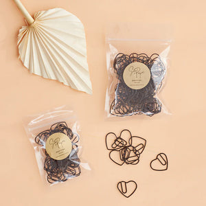 Heart Shaped Paperclips 50 Pack