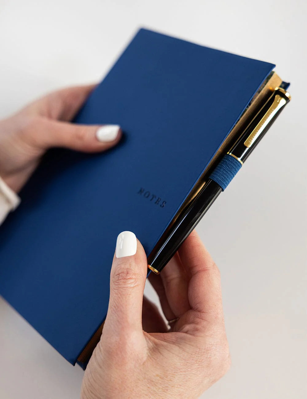 Royal Blue Soft Cover Leather Notebook (Lined)