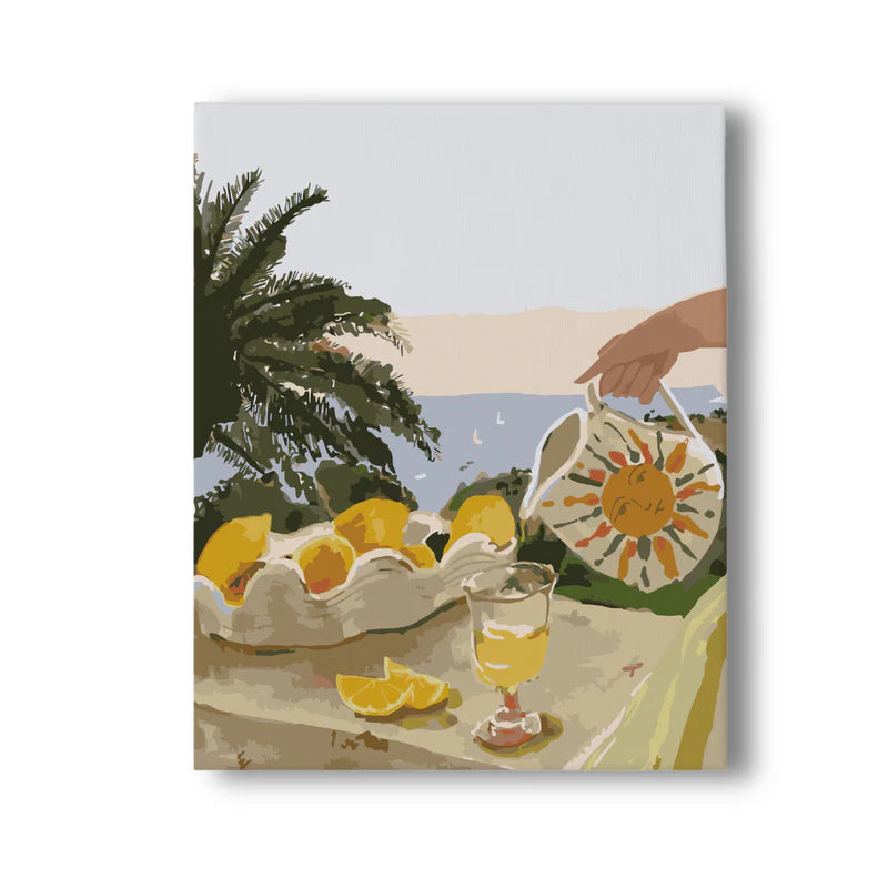 Sun And Lemons 40 x 50 Framed Kit