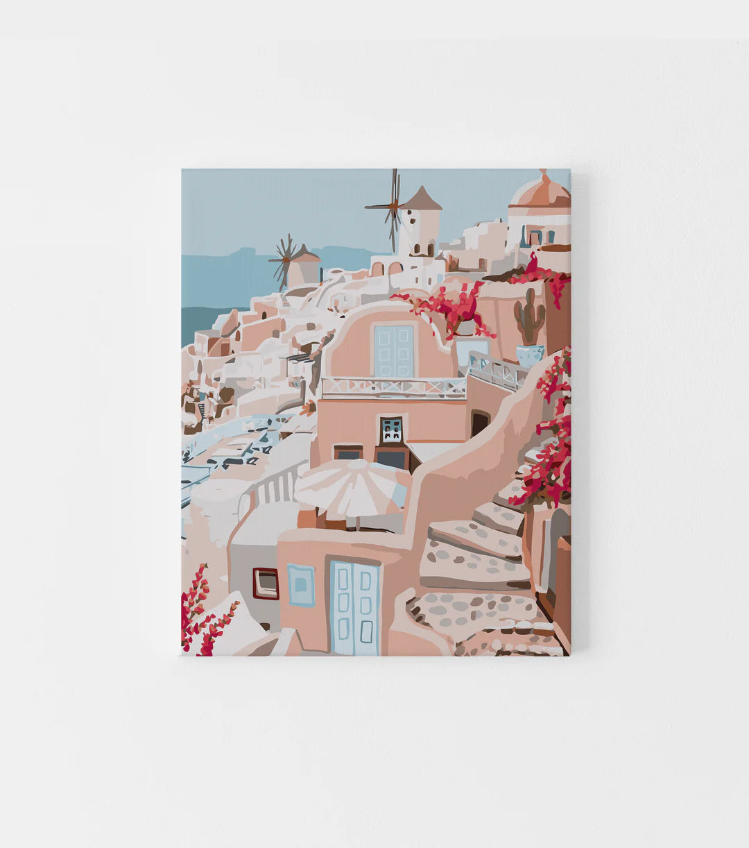 Santorini Rolled 40x50 Canvas