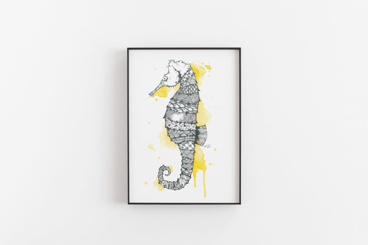 Seahorse Print