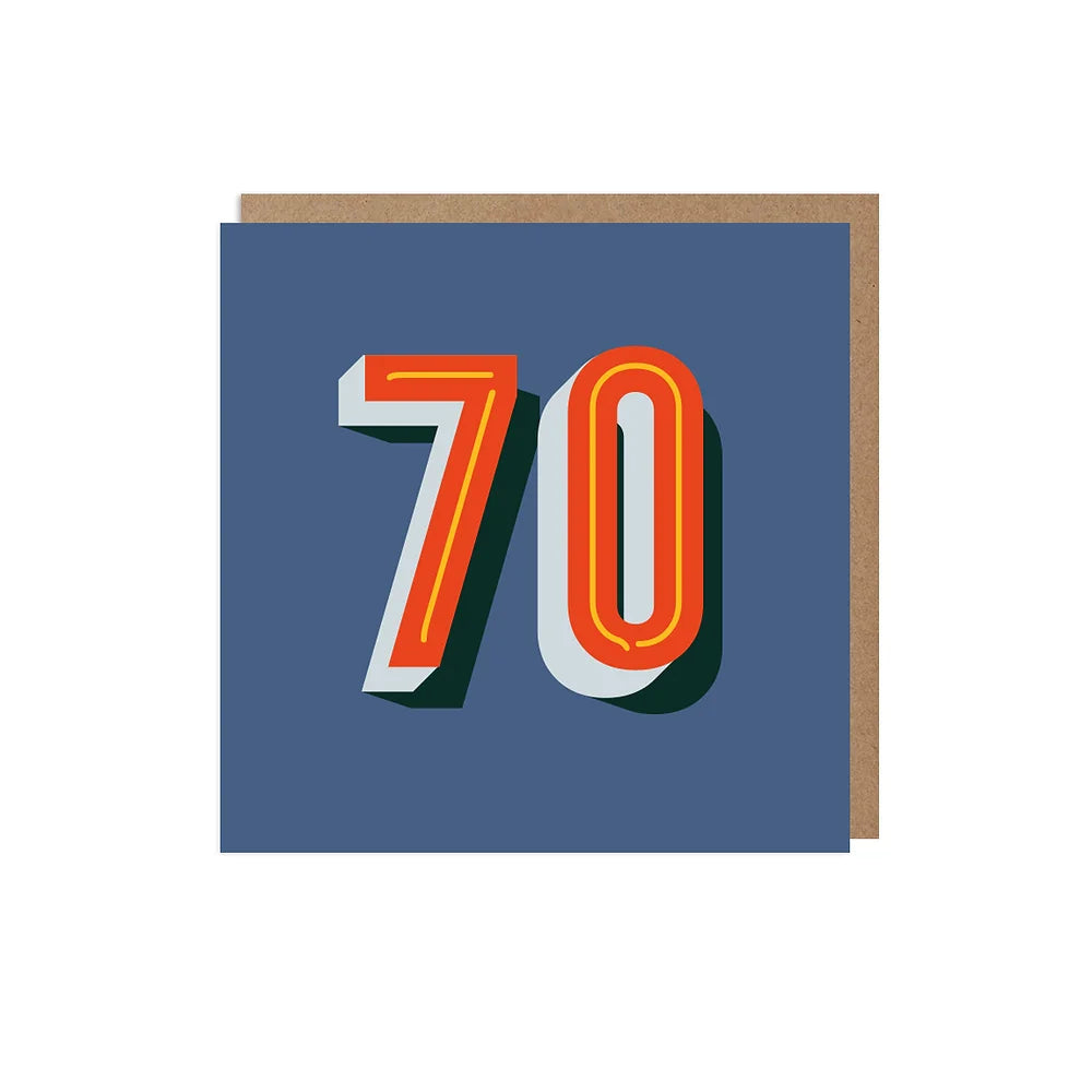 70 Greeting Card