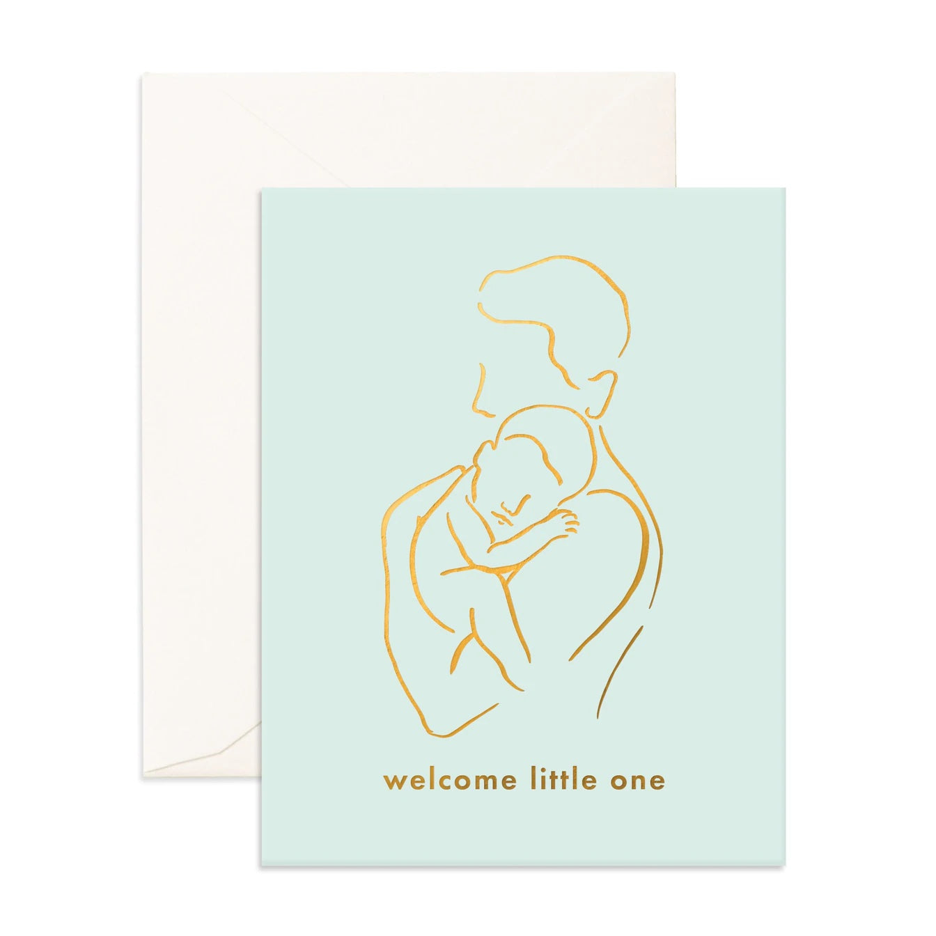 Little One Papa Baby Card