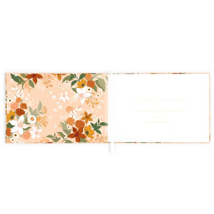 Floral Wedding Guest Book Boxed