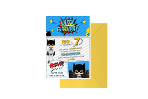 Bat Boy Customised Birthday