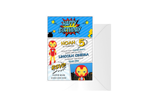 Iron Boy Customised Birthday