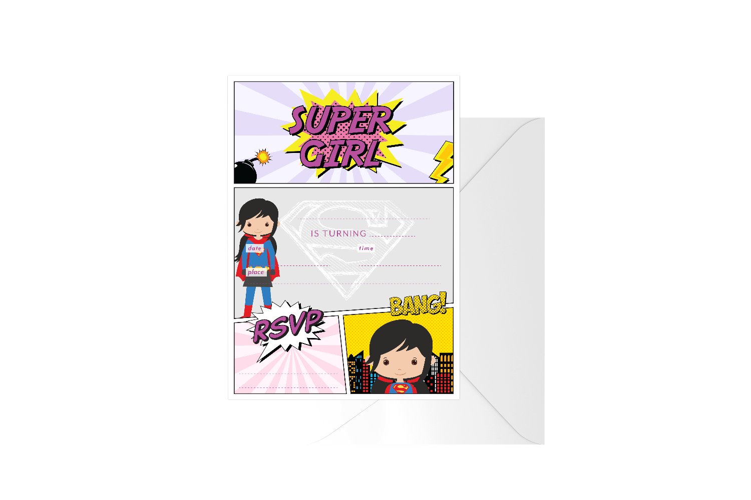 Super Girl Fill In Birthday