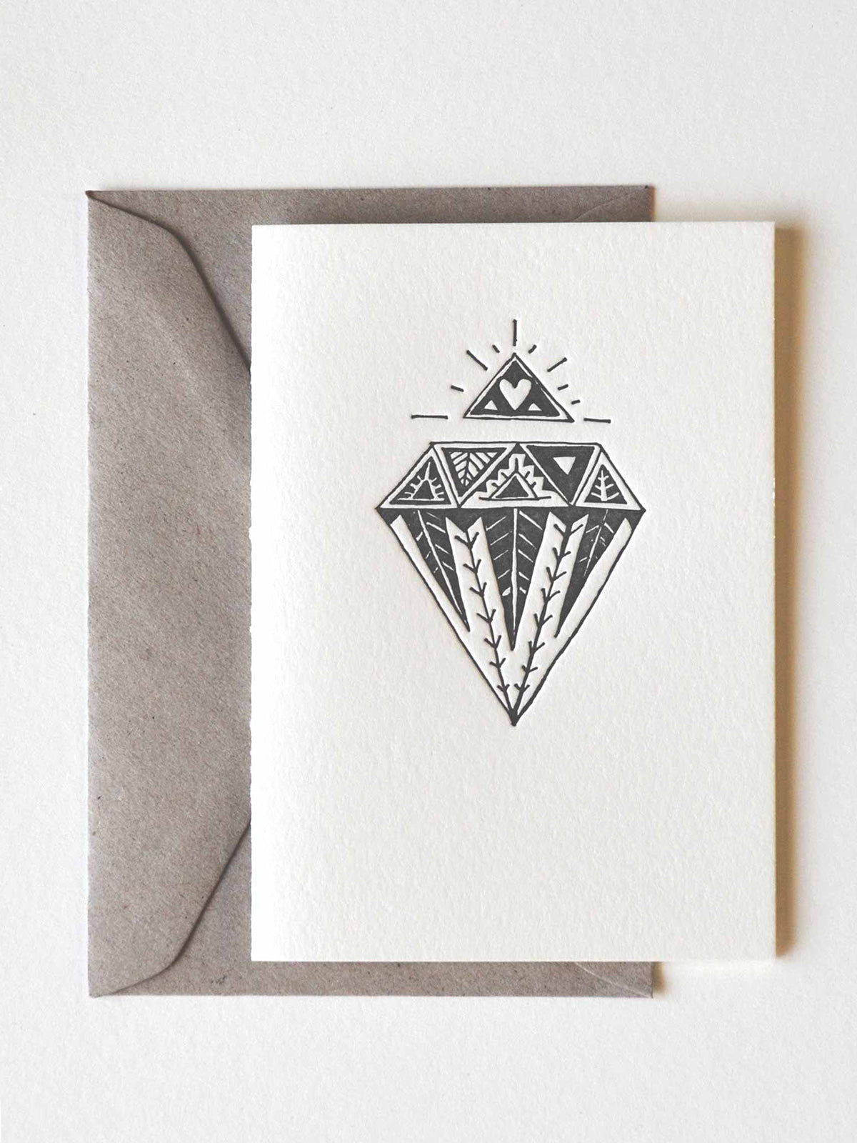 Tribal Diamond Greeting Card